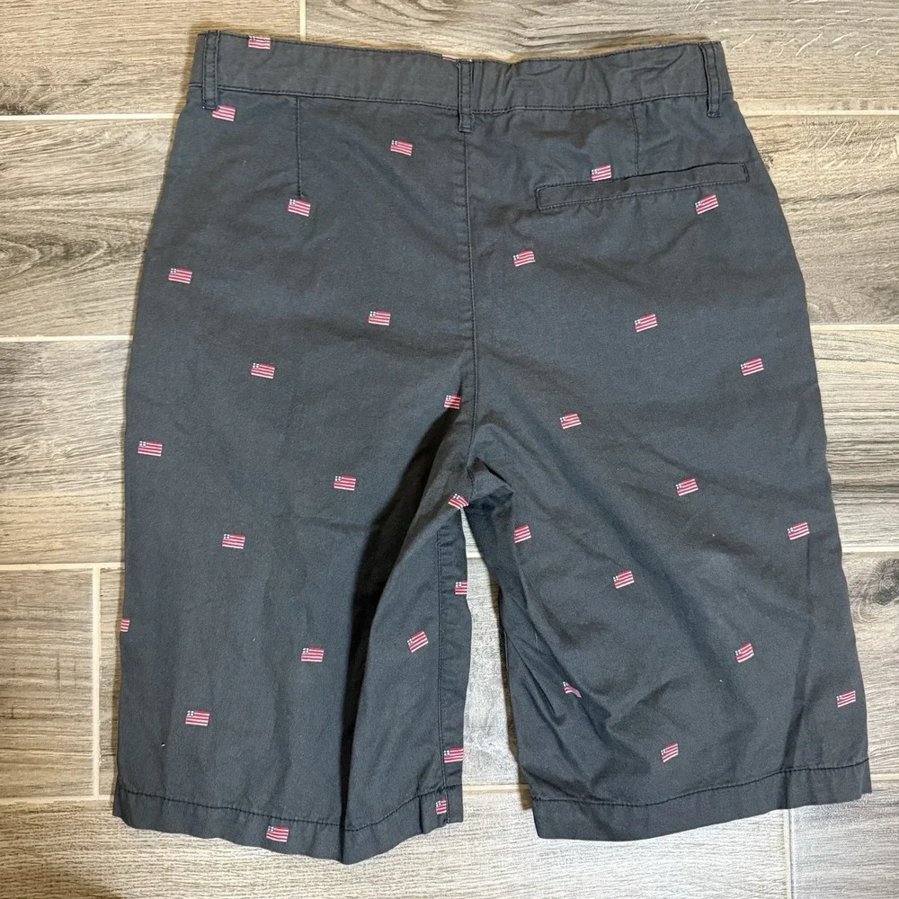 Old‎ Navy Boys XL 16 Shorts American Flag U.S.A. All Over Print Adjustable